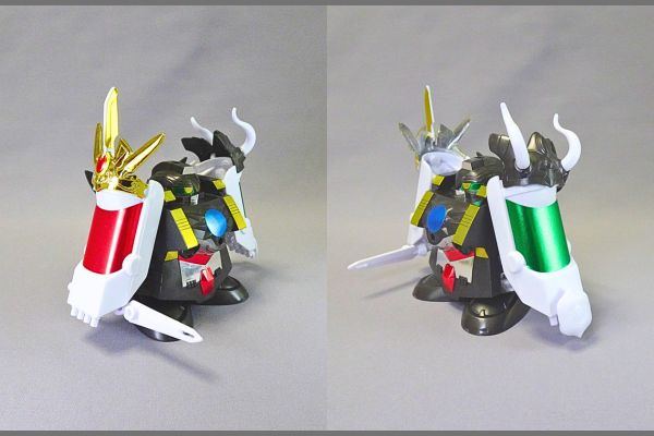 BB戦士:超機甲神ガンジェネシスのパーツ装着
