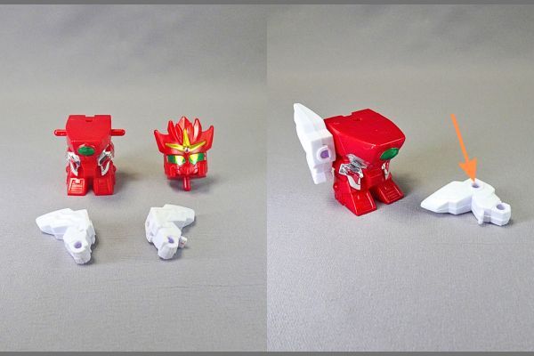 BB戦士:超機甲神ガンジェネシスの合体組み立て手順