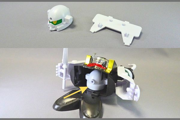 BB戦士:超機甲神ガンジェネシスの余りパーツの収納方法