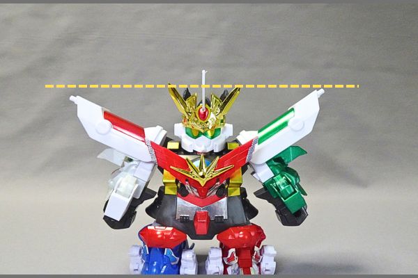 BB戦士:超機甲神ガンジェネシスの可動範囲