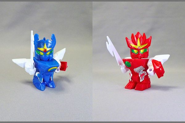 BB戦士:超機甲神ガンジェネシスの中の2体アクアリウスとマーキュリアス