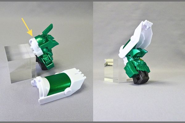 BB戦士:超機甲神ガンジェネシスの合体組み立て手順