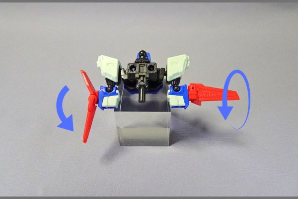 食玩モビリティジョイントガンダム10、ZZガンダムへの変形