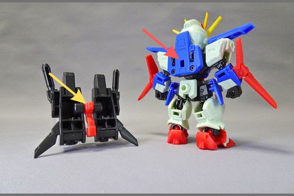食玩モビリティジョイントガンダム10、ZZガンダムへの変形