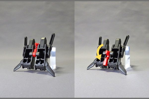食玩モビリティジョイントガンダム10、ZZガンダムへの変形