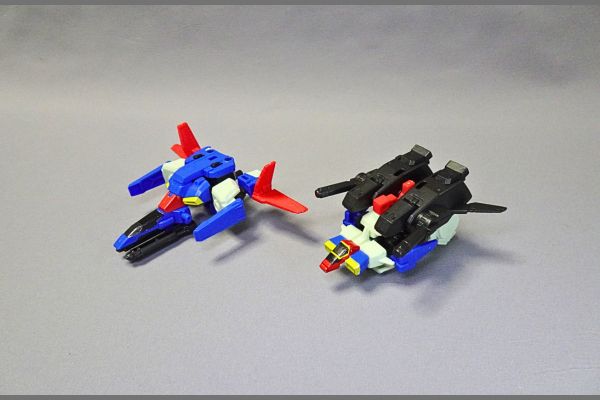 食玩モビリティジョイントガンダム10、ZZガンダムのコアトップ・コアベース