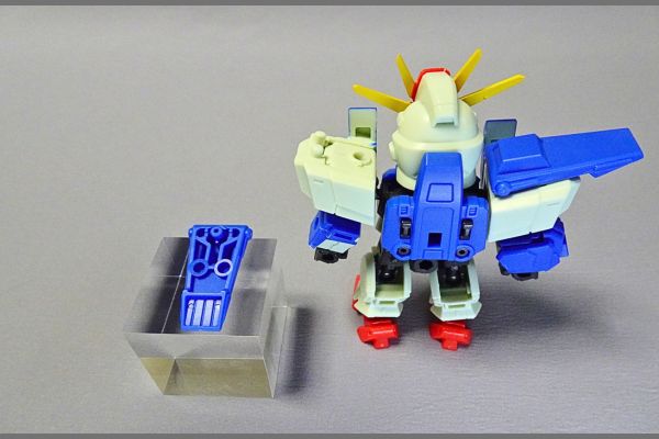 食玩モビリティジョイントガンダム10、ZZガンダムEXパーツ取り付け方