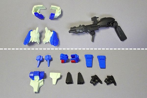 食玩モビリティジョイントガンダム10、ZZガンダムEXパーツ