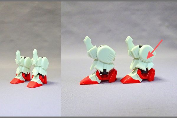 食玩モビリティジョイントガンダム10、ZZガンダムへの変形