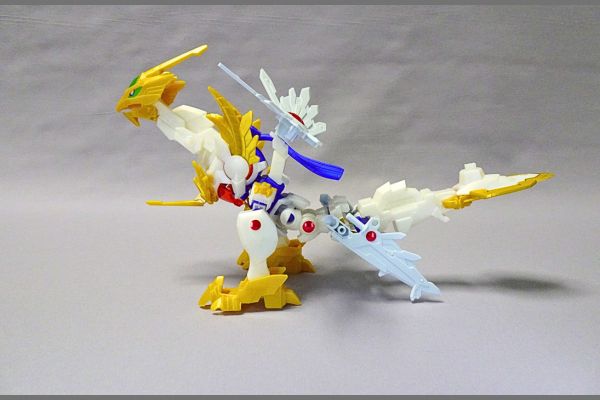 SDガンダム:エクスヴァルキランダーの変形「エクスガンドラゴンモード」