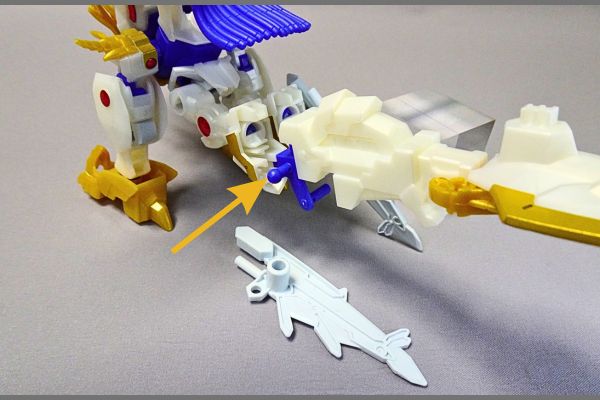 SDガンダム:エクスヴァルキランダーの変形