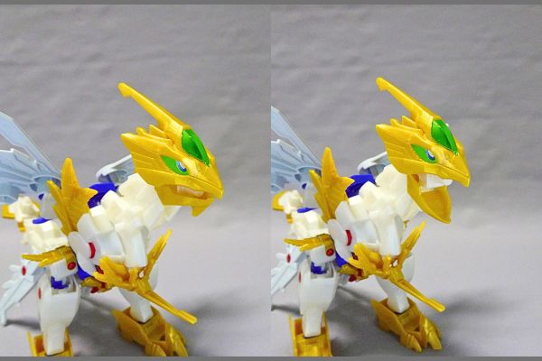 SDガンダム:エクスヴァルキランダーの変形「エクスガンドラゴンモード」