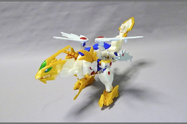 SDガンダム:エクスヴァルキランダーの変形「エクスガンドラゴンモード」