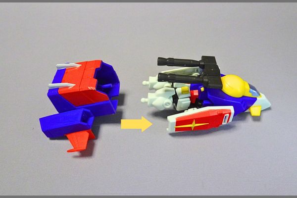 モビリティジョイントガンダム11「Gスカイ」Gアーマーの組み立て