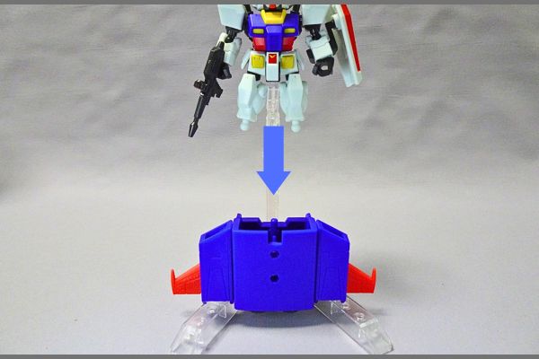 モビリティジョイントガンダム11「Gスカイ&Gブル」専用EXパーツのガンダム