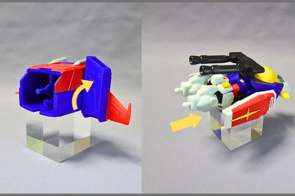 モビリティジョイントガンダム11「Gブル」Gアーマーの組み立て