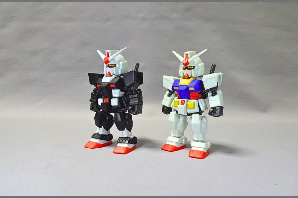 食玩モビリティジョイントガンダム11、プロトタイプガンダムとガンダム
