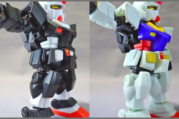 食玩モビリティジョイントガンダム11、プロトタイプガンダムとガンダム
