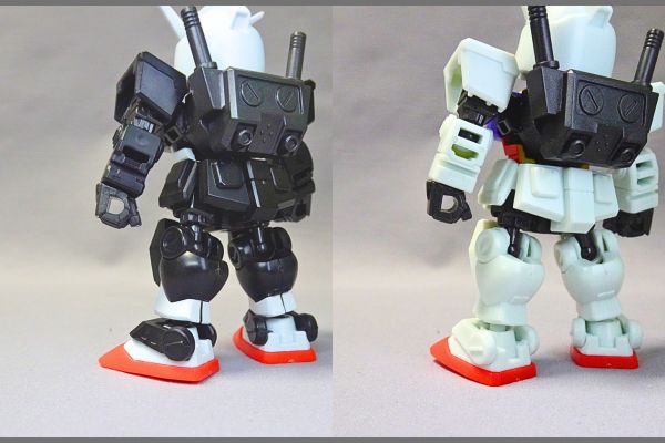 食玩モビリティジョイントガンダム11、プロトタイプガンダムとガンダム