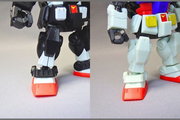食玩モビリティジョイントガンダム11、プロトタイプガンダムとガンダム