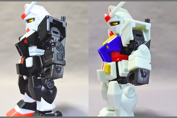 食玩モビリティジョイントガンダム11、プロトタイプガンダムとガンダム