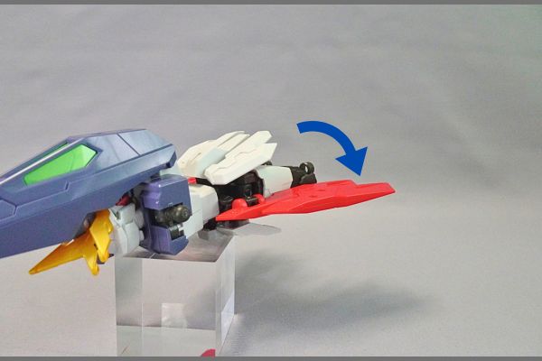 1/144HG:ガンダムイージスナイトのコアファイターへ変形のやり方