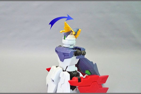 1/144HG:ガンダムイージスナイトのコアファイターへ変形のやり方
