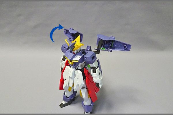 1/144HG:リライジングガンダムのプラモデル。合体のやり方。