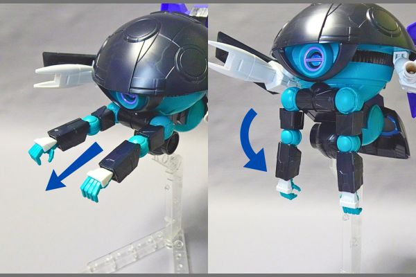 1/144HG:リライジングガンダムのプラモデル。合体のやり方。