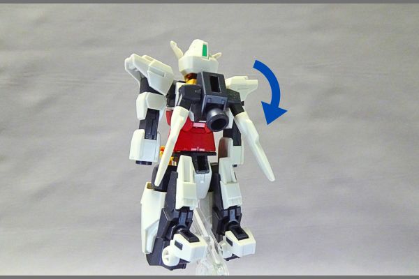 1/144HG:リライジングガンダムのプラモデル。合体のやり方。