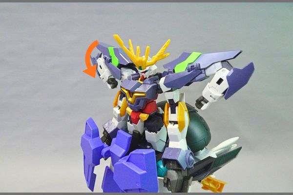 1/144HG:リライジングガンダムのプラモデル。合体のやり方。