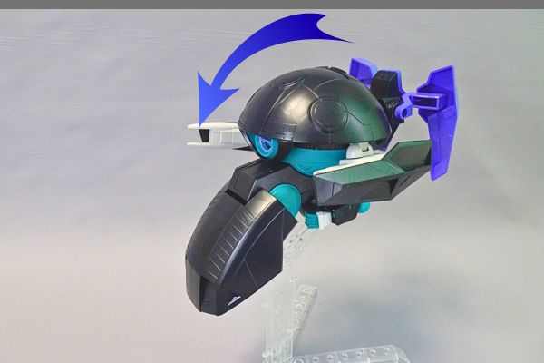 1/144HG:リライジングガンダムのプラモデル。合体のやり方。