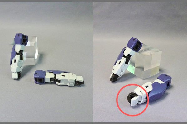 1/144HG:リライジングガンダムのプラモデル。合体のやり方。