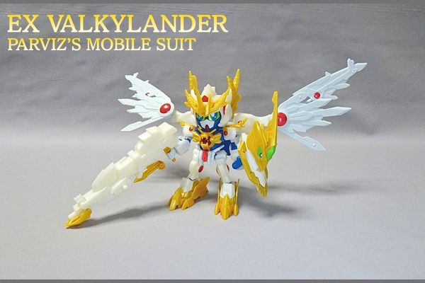1/144HG:リライジングガンダムに合体する１体「エクスヴァルキランダー」