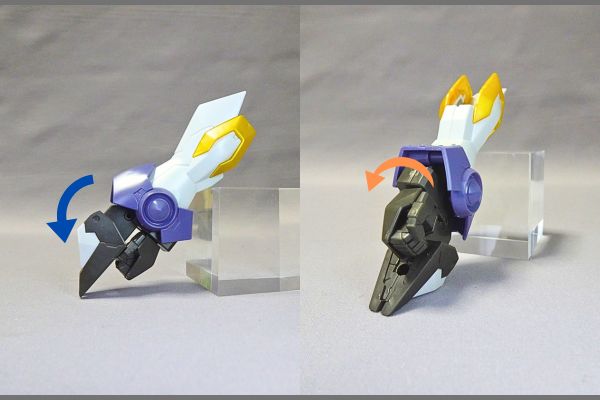 1/144HG:リライジングガンダムのプラモデル。合体のやり方。