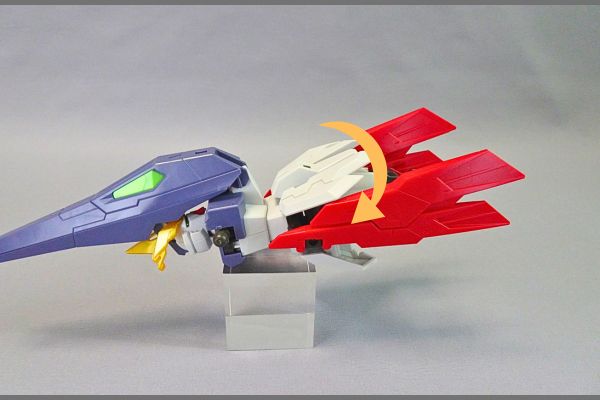 1/144HG:ガンダムイージスナイトのコアファイターへ変形のやり方
