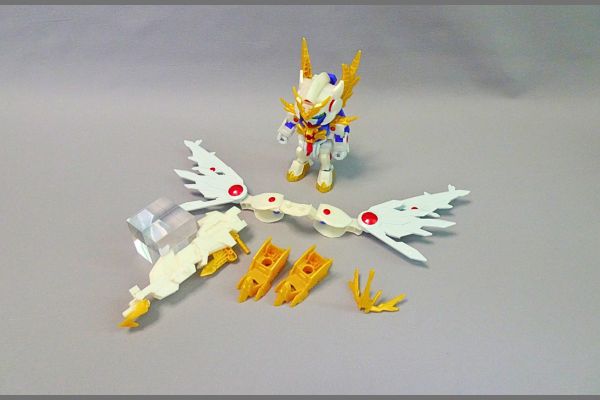 1/144HG:リライジングガンダムのプラモデル。合体のやり方。