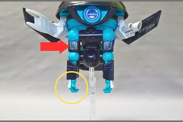 1/144HG:リライジングガンダムのプラモデル。合体のやり方。