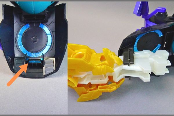 1/144HG:リライジングガンダムのプラモデル。合体のやり方。