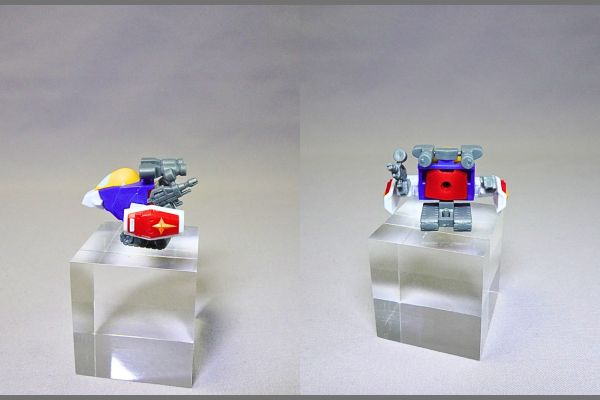 食玩の機動戦士ガンダムV作戦ビスケット付属のプラモデル「Gブル」完成品