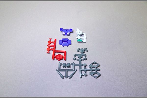 食玩の機動戦士ガンダムV作戦ビスケット付属のプラモデル「ガンタンク」ランナーパーツ