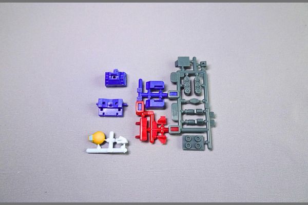 食玩の機動戦士ガンダムV作戦ビスケット付属のプラモデル「Gファイター」ランナーパーツ