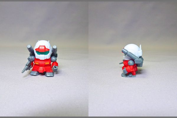 食玩の機動戦士ガンダムV作戦ビスケット付属のプラモデル「ガンキャノン」完成品
