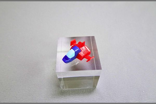 食玩の機動戦士ガンダムV作戦ビスケット付属のプラモデル「コア・ファイター」完成品
